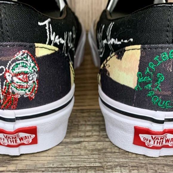 Vans x A Tribe Called Quest Slip On Shoes/Sneakers Black ATCQ Men’s 9 PRISTINE! - Picture 8 of 10